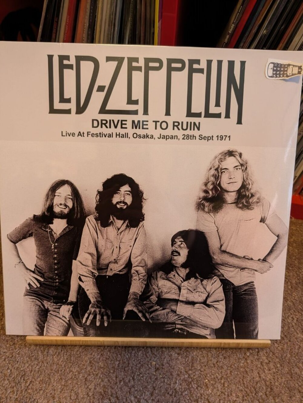 Led Zeppelin - Drive Me To Ruin Japan '71 Vinyl Record